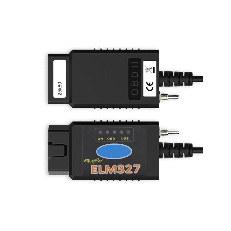 Adaptateur OBD2 Bluetooth ELM-327 - Diagnostic Auto, Lecture/effacement Codes Défauts, Compatible IOS Android, Plupart Véhicules