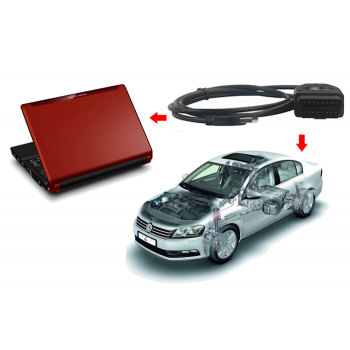Interface de diagnostic HEX CAN compatible avec VCDS 12.12 (VAG COM) anglais 2012