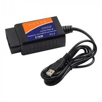 ELM327 USB avec puce 25k80 pour: EOBD Facile, Scanmaster, Multiecuscan, DDT4ALL & autres